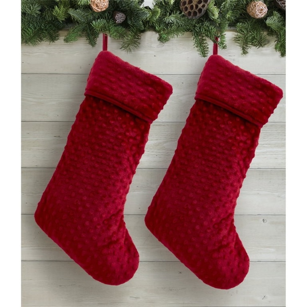 DO NOT PURCHASE - ISO My Texas House Red Madison Polka Dot Stocking